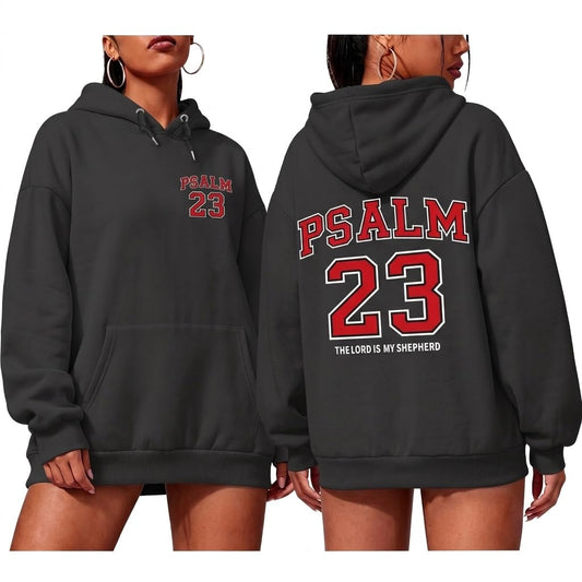 Christian Hoodies for Women Psalm 23 Sweatshirt