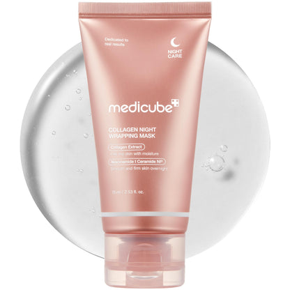 medicube Wrapping Mask PDRN Caffeine - Overnight Peel Off Facial Mask