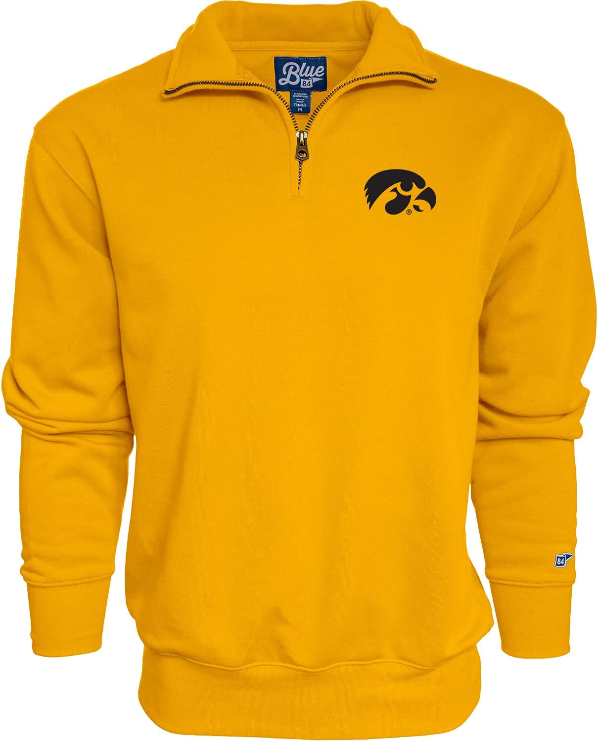 Blue 84 NCAA mens Quarter Zip Sweatshirt Icon