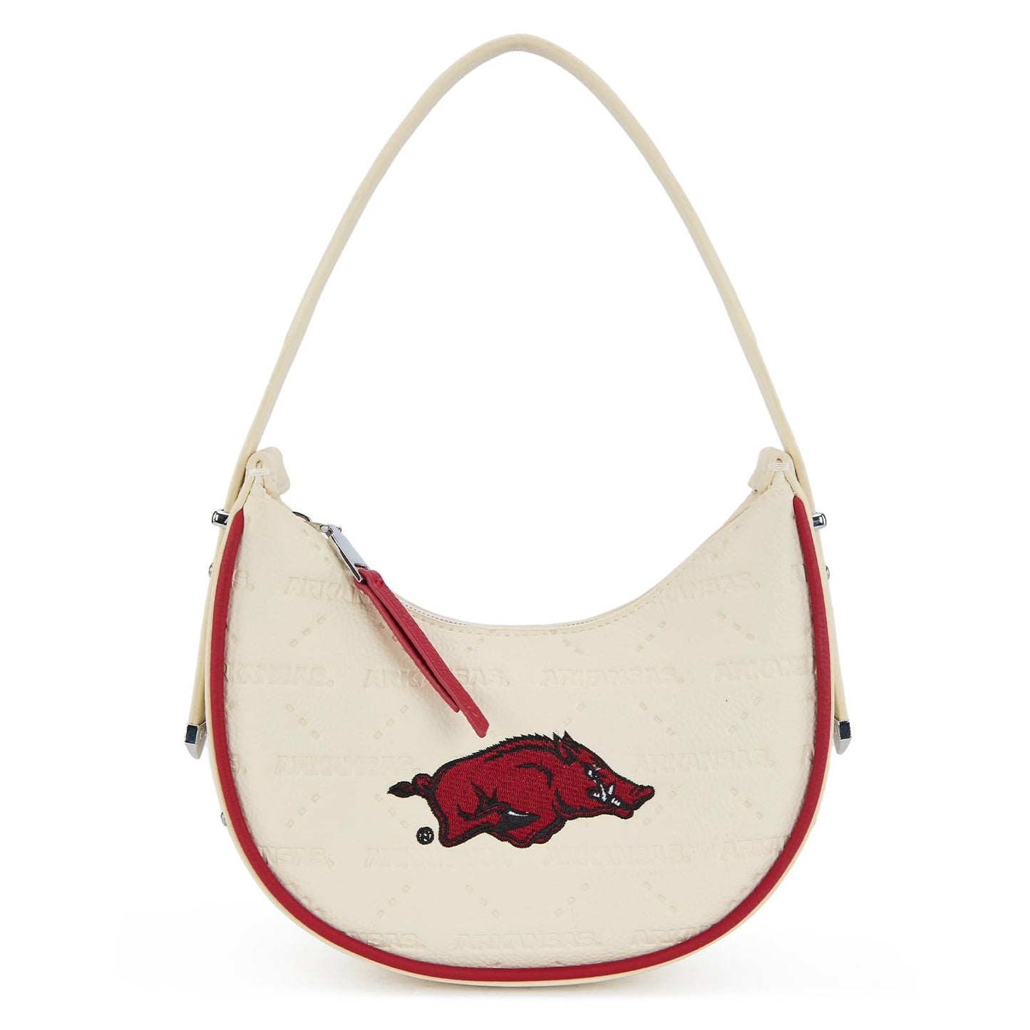 NCAA Crescent Shoulder Bag for Women, Half Moon Clutch Purses for Birthday/Graduation Gifts