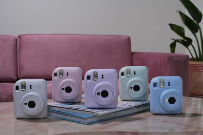 Fujifilm Instax Mini 12 Instant Film Camera, Clay White