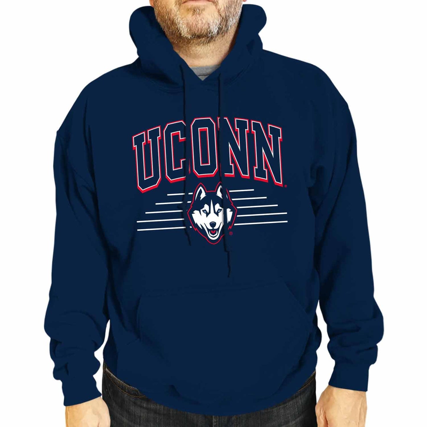 Campus Colors NCAA Overtime Classics Hooded Fleece Sweatshirt - Men Women | Officially licensed NCAA hoodie - unisex cotton poly fleece - kangaroo pocket - machine washable - S to 2XL