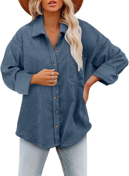 Magritta Womens Shirts Collared Long Sleeve