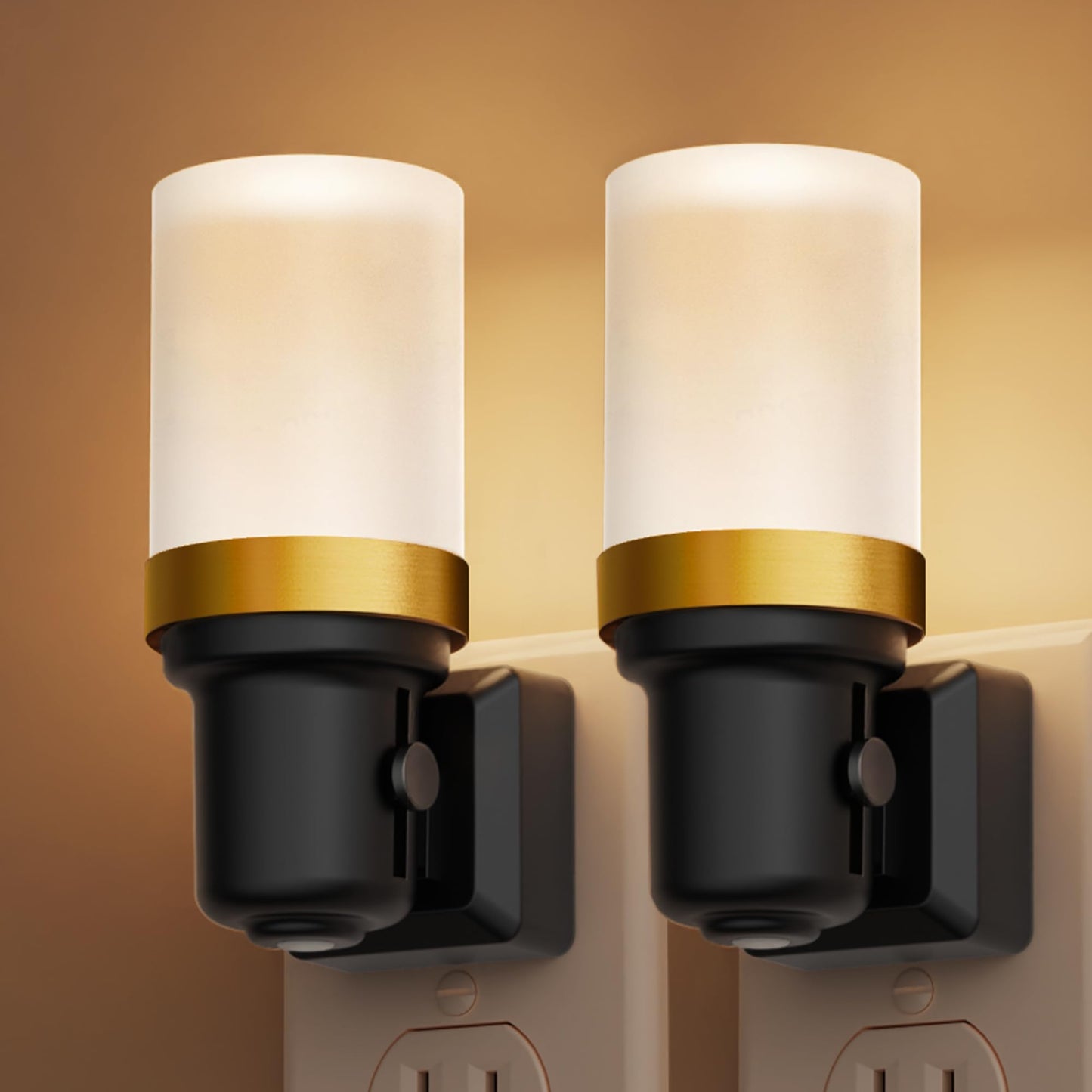 L LOHAS LED Night Light, Modern Night Lights Plug into Wall | 2 Pack