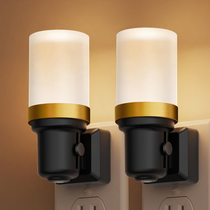 L LOHAS LED Night Light, Modern Night Lights Plug into Wall | 2 Pack