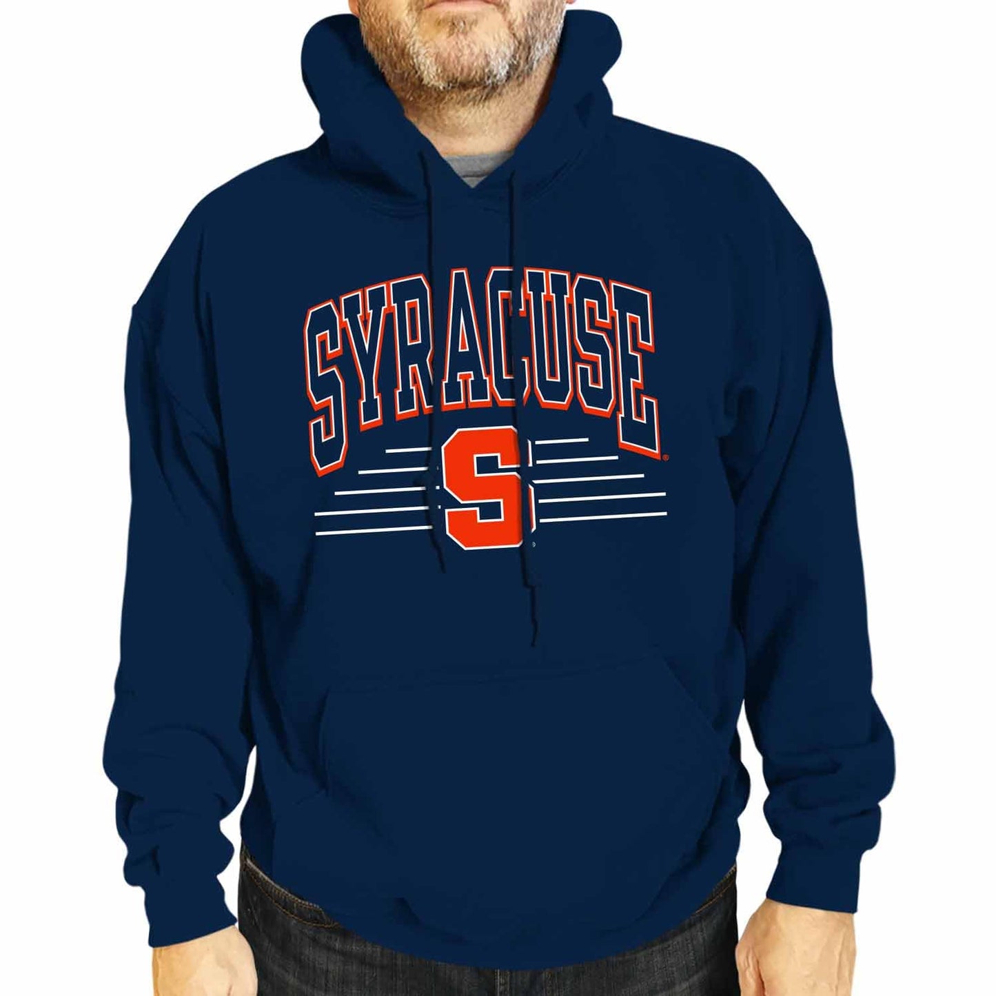 Campus Colors NCAA Overtime Classics Hooded Fleece Sweatshirt - Men Women | Officially licensed NCAA hoodie - unisex cotton poly fleece - kangaroo pocket - machine washable - S to 2XL