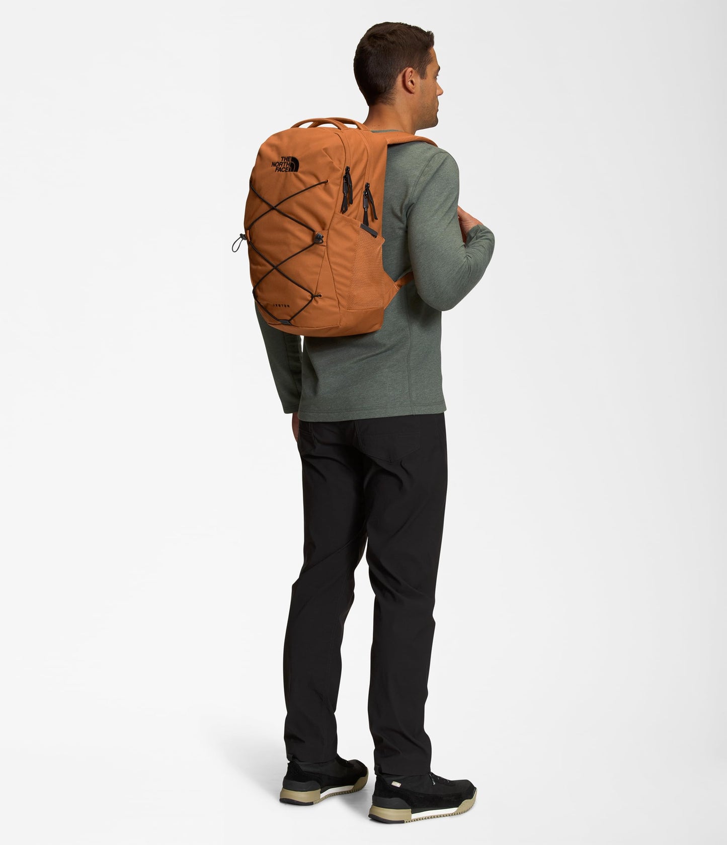 The North Face Jester Everyday Laptop Backpack - Commuter Daypack, Water Repellent, Laptop Sleeve, Lunar Blue/Fizz Lime, One Size