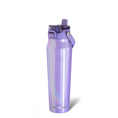 Frost Buddy 24oz Insulated Water Bottle - Straw & Chug Lid - Leak-Proof | Sip-or-chug dual lid | Ice-cold for 24+ hours | Cup-holder friendly