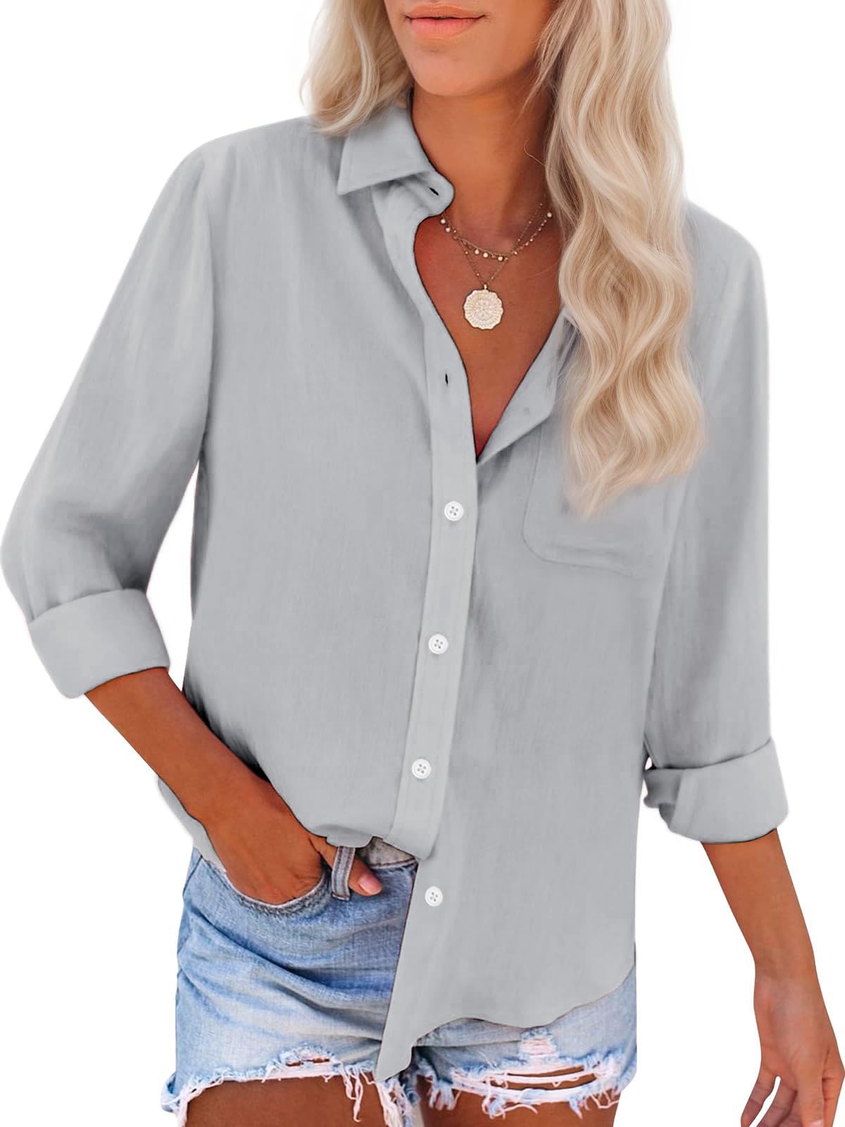 Womens Button Down Shirts