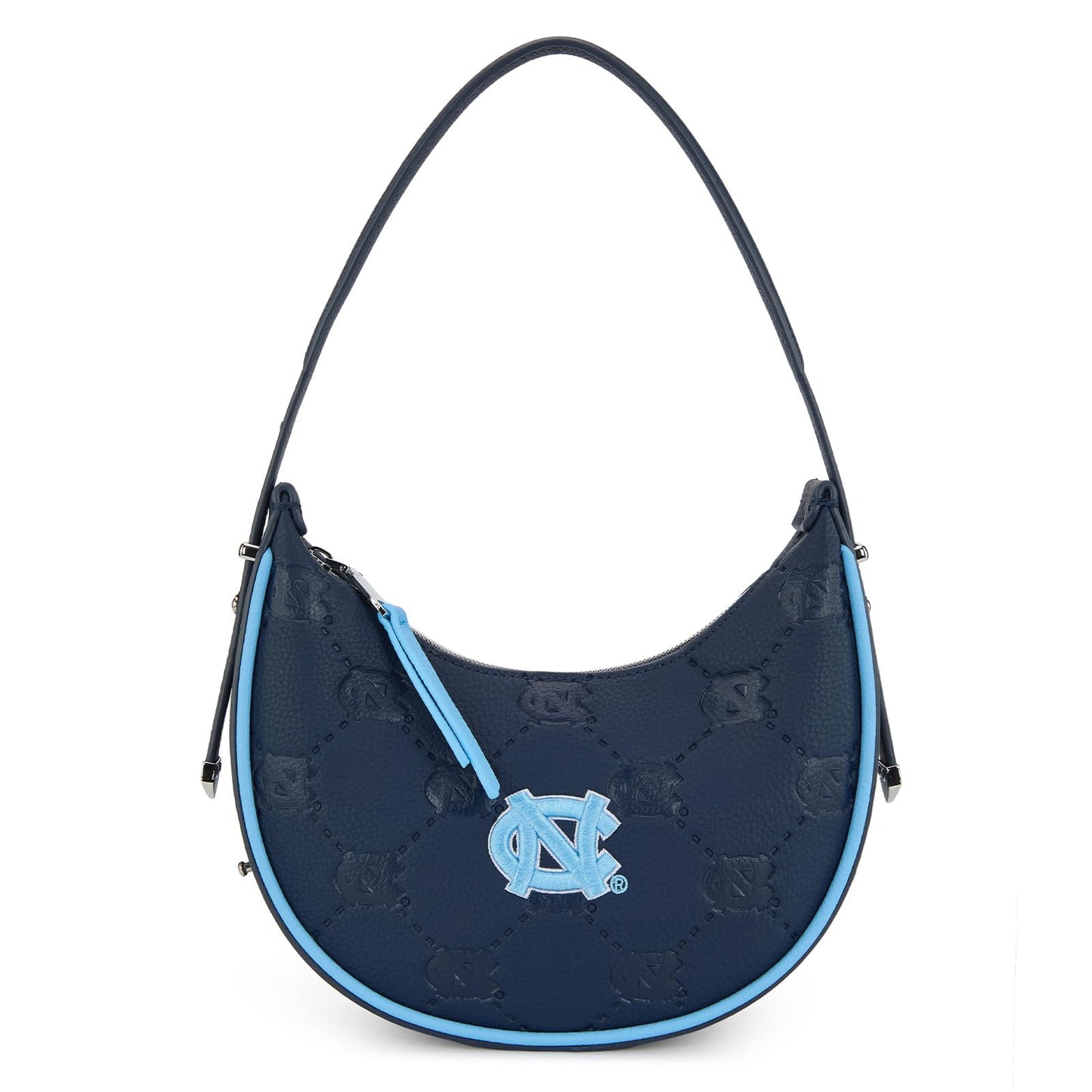 NCAA Crescent Shoulder Bag for Women, Half Moon Clutch Purses for Birthday/Graduation Gifts