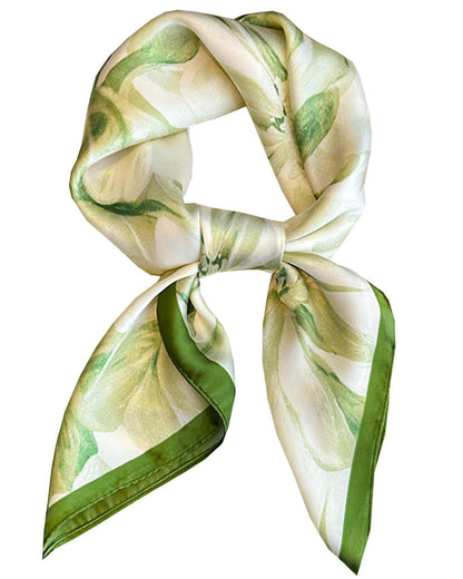 Saiusloa Neck Scarf For Womens Silky Head Scarves Hair Bandanas Square Scarf Fashion Accessories lightweight