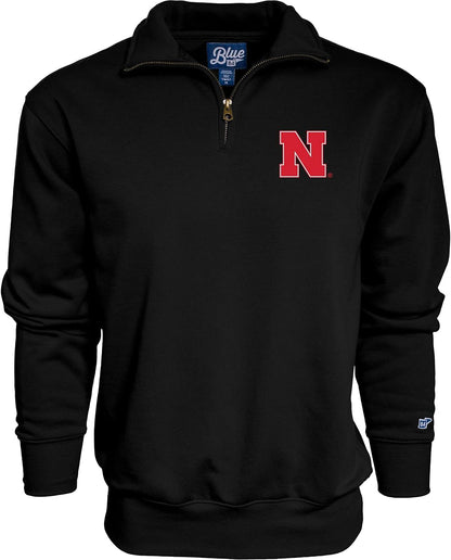 Blue 84 NCAA mens Quarter Zip Sweatshirt Icon
