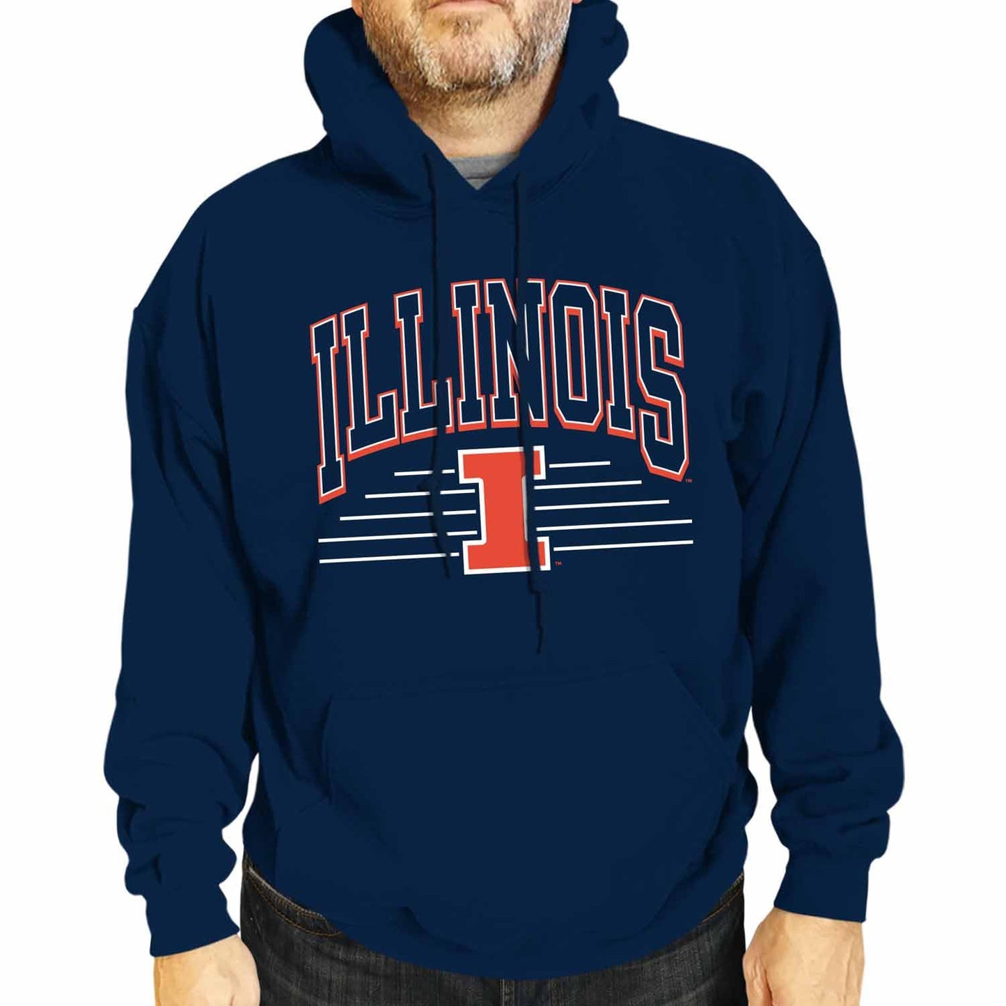 Campus Colors NCAA Overtime Classics Hooded Fleece Sweatshirt - Men Women | Officially licensed NCAA hoodie - unisex cotton poly fleece - kangaroo pocket - machine washable - S to 2XL