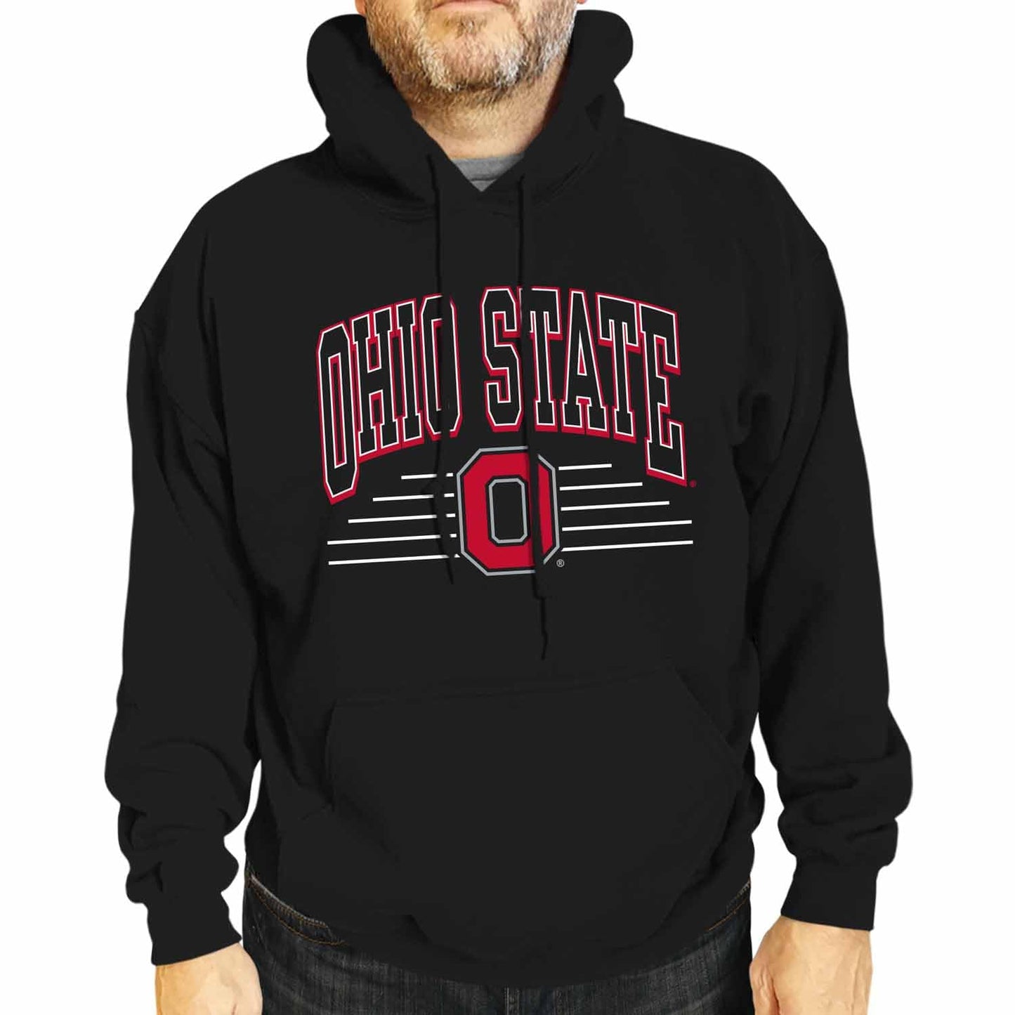 Campus Colors NCAA Overtime Classics Hooded Fleece Sweatshirt - Men Women | Officially licensed NCAA hoodie - unisex cotton poly fleece - kangaroo pocket - machine washable - S to 2XL