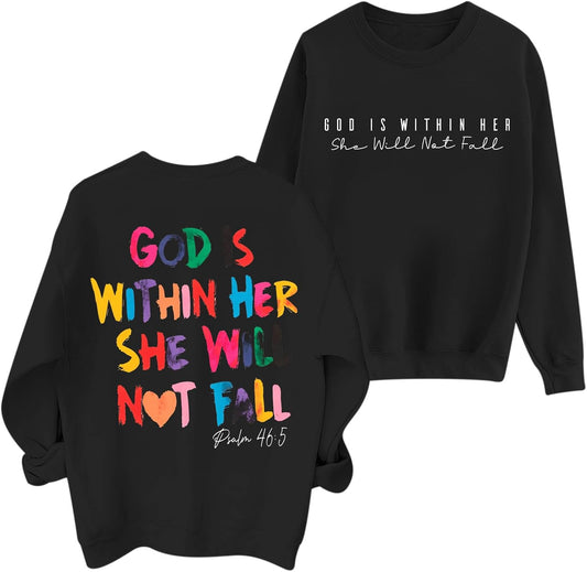 Sulayesh Christian God Is Within Her Sweatshirts
