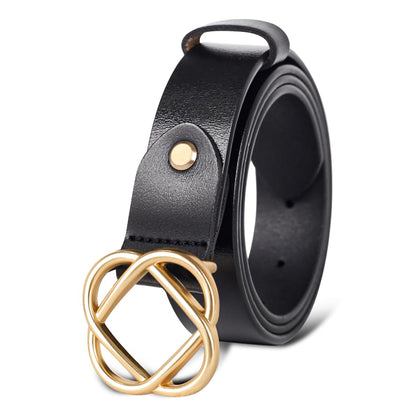 Relang Women's Belts with Gold Buckle