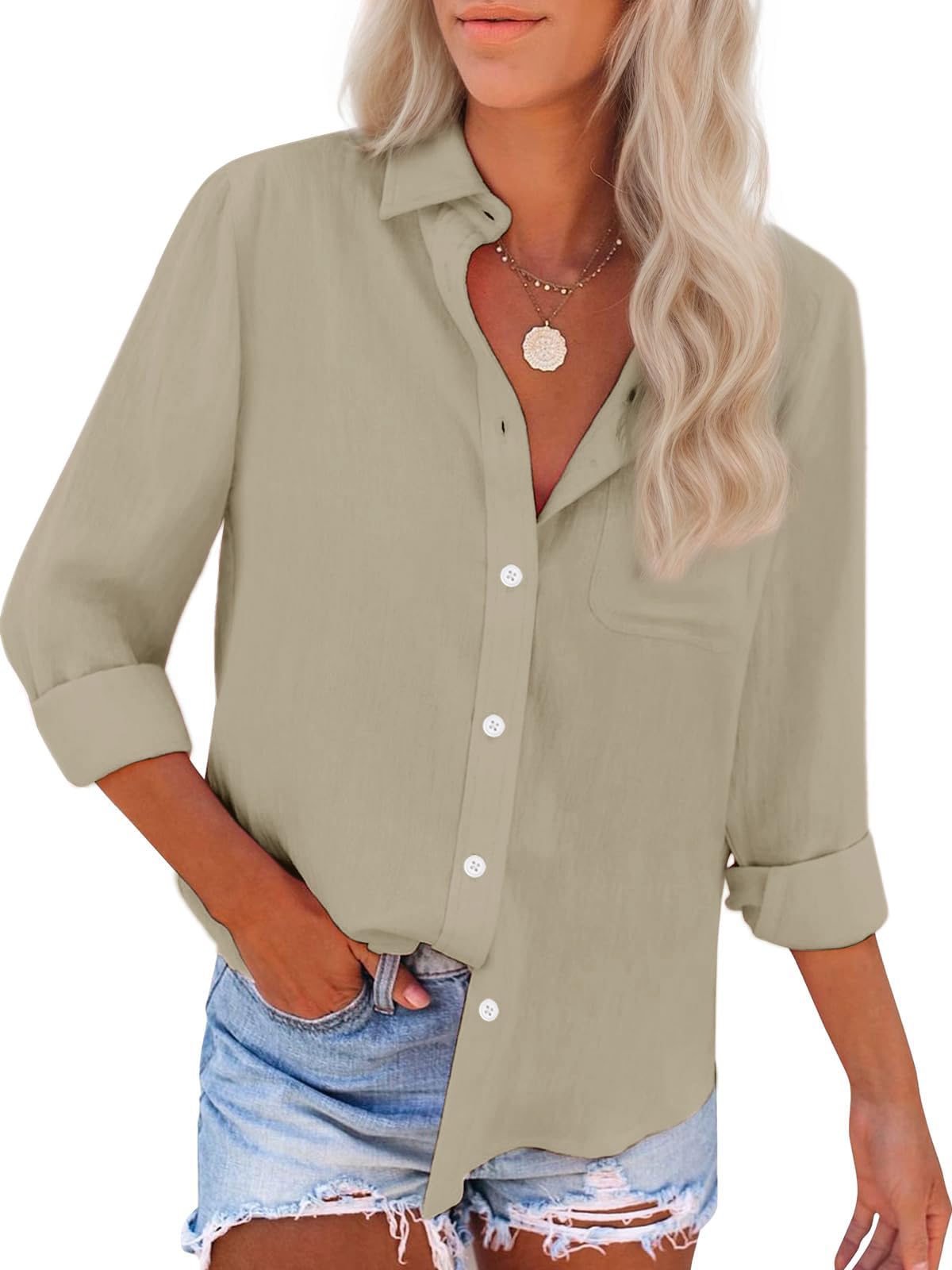 Womens Button Down Shirts