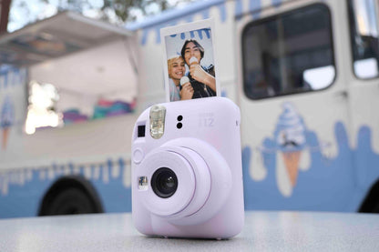 Fujifilm Instax Mini 12 Instant Film Camera, Clay White