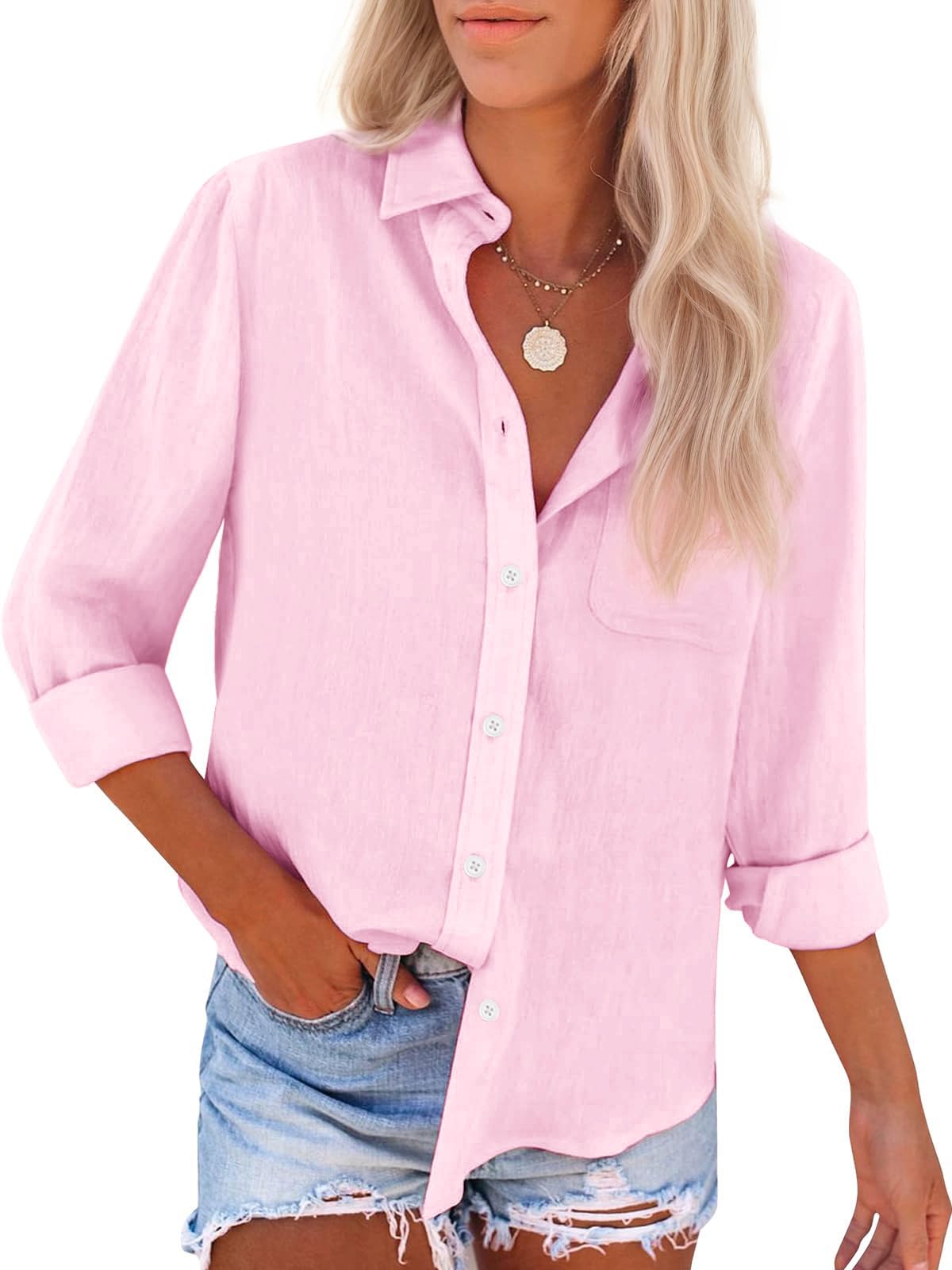 Womens Button Down Shirts