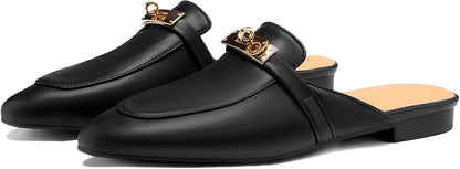 Almond Toe Slip-On Flats