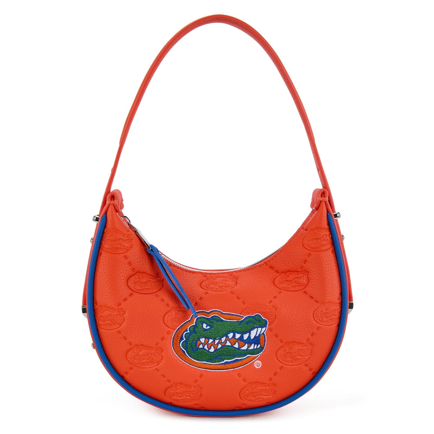 NCAA Crescent Shoulder Bag for Women, Half Moon Clutch Purses for Birthday/Graduation Gifts