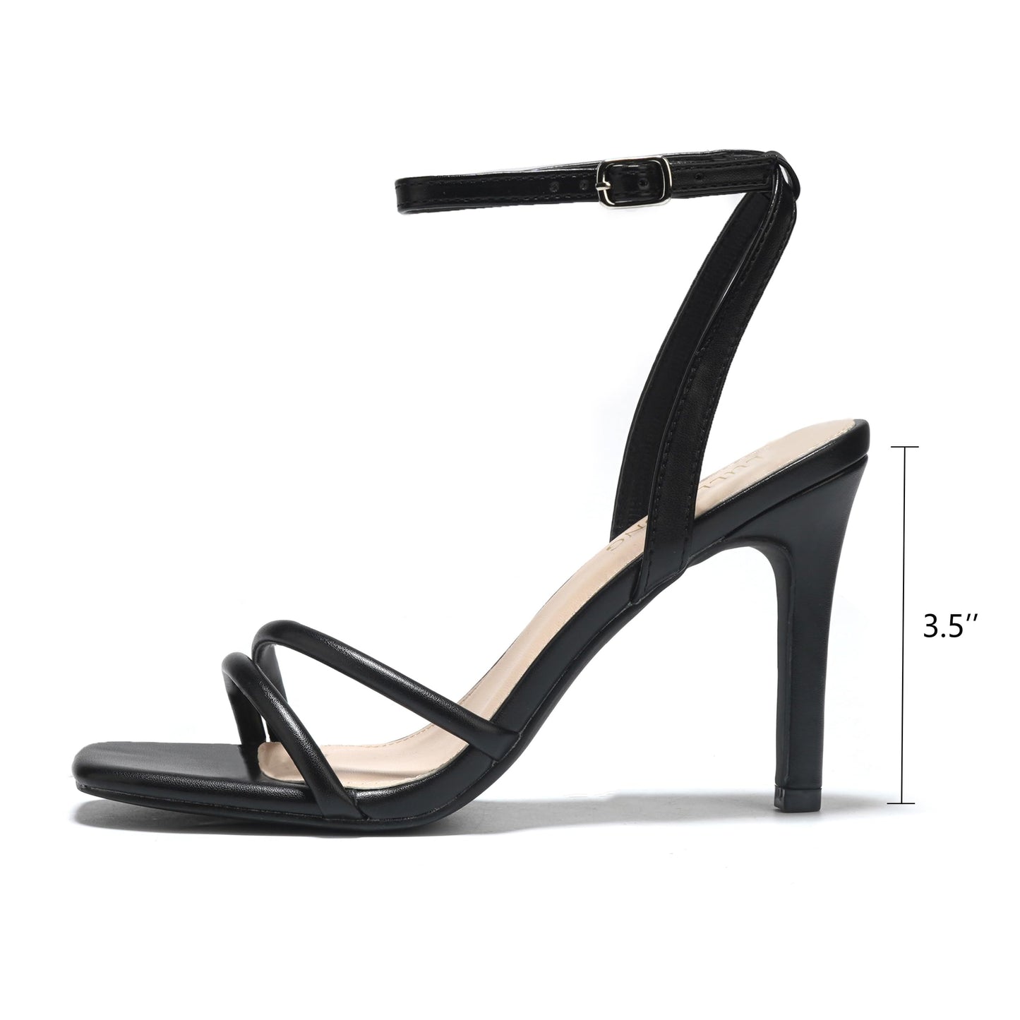 LULLASONG Strappy Ankle Strap High Heels