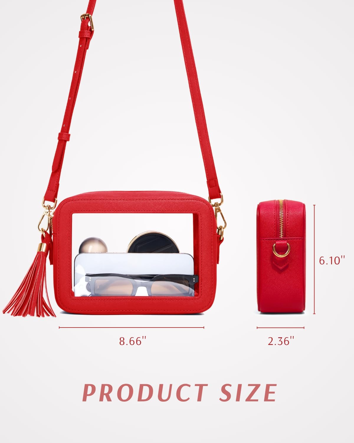 Unilily Clear Bag for Stadium Events