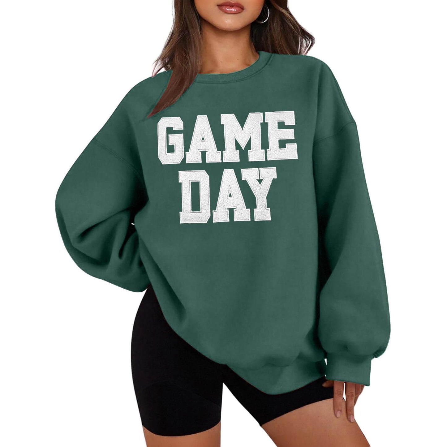 Women Oversized Game Day Sweatshirt