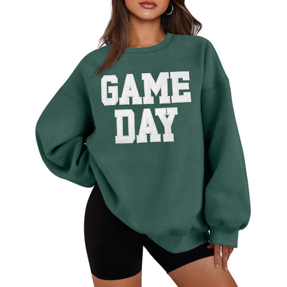 Women Oversized Game Day Sweatshirt