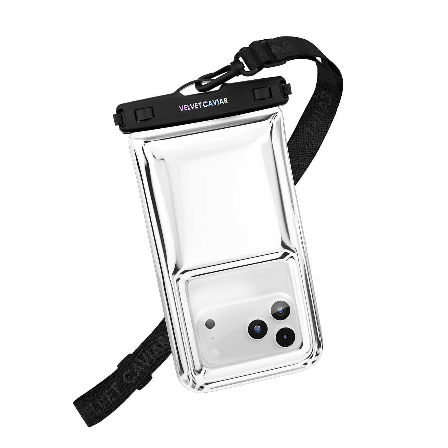 VELVET CAVIAR Waterproof Phone Pouch with Lanyard