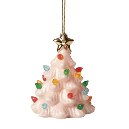 Lenox 893624 Treasured Traditions Holiday Red Bulbs Lit Tree, Christmas Decor
