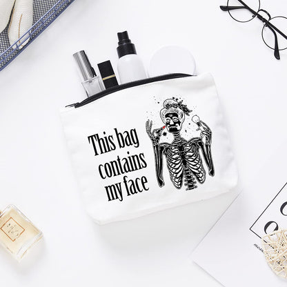 Funny gift Friend makeup bag, Best friend Cosmetic Bag, Friends Theme Natural Reusable Eco-Friendly Makeup Bag Gifts, for Women Men Best Friends Birthday Christmas Gift