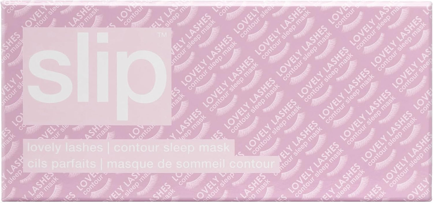 slip Pure Silk Contour Sleep Mask: Protect Your Delicate Lashes with Our Innovative, Lash-Friendly Design. Experience Uninterrupted Beauty Sleep with Slipsilk™ Comfort, 1 Contour Mask, Scarlet