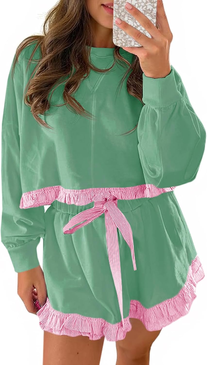 Fisoew Women's 2 Piece Lounge Set