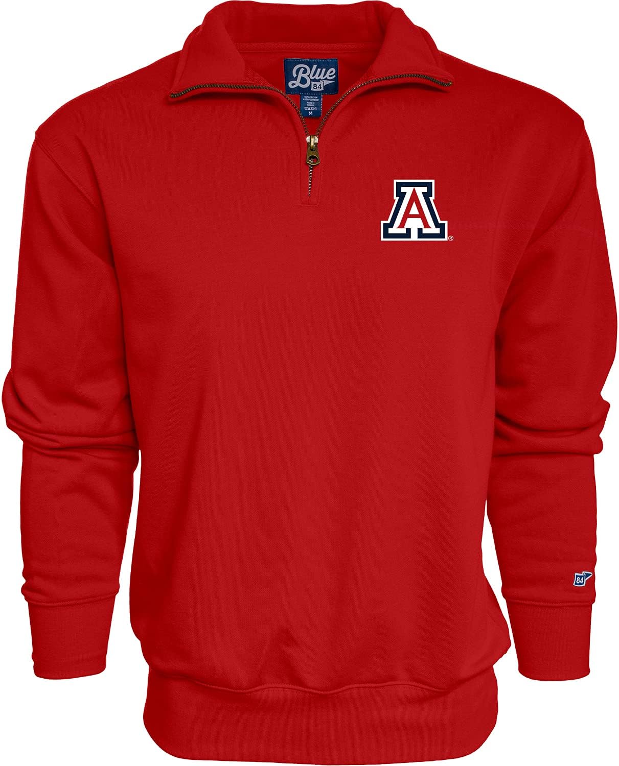 Blue 84 NCAA mens Quarter Zip Sweatshirt Icon