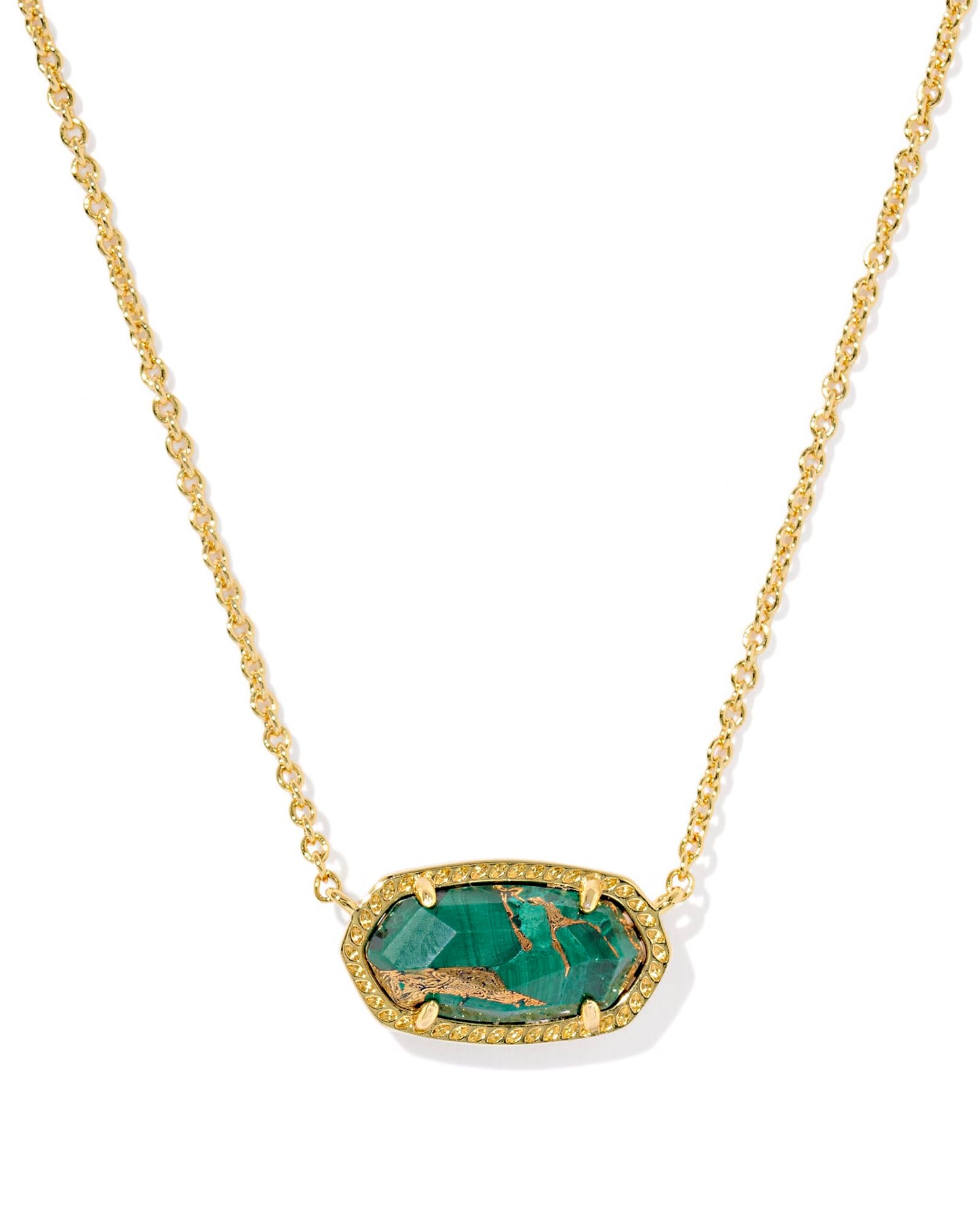 Kendra Scott Elisa Pendant Necklace for Women, Fashion Jewelry, 14k Gold-Plated