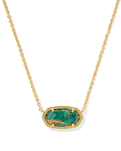 Kendra Scott Elisa Pendant Necklace for Women, Fashion Jewelry, 14k Gold-Plated
