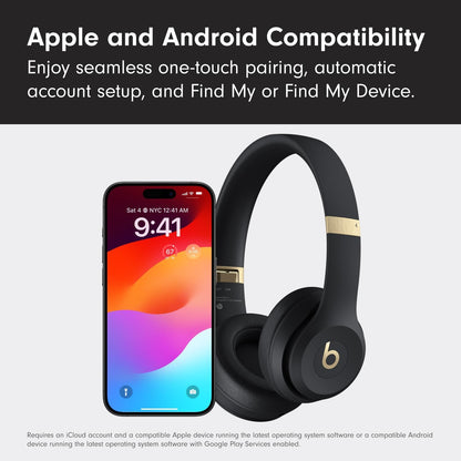 Beats Solo 4 - Wireless On-Ear Bluetooth Headphones, Up to 50-Hour Battery Life, Ultra-Lightweight Comfort, Powerful and Balanced Sound, Apple & Android Compatible - Amazon Exclusive Metallic Pink