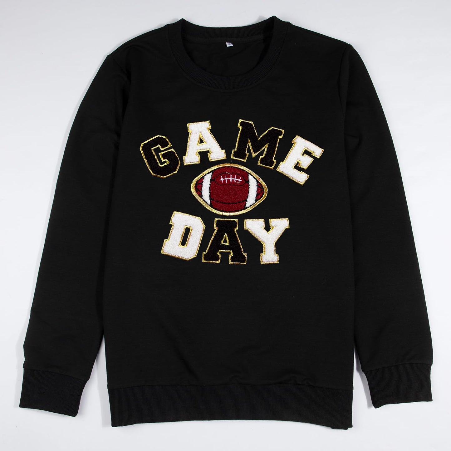 FLOYU Women Sunday Funday Sweatshirt Cute Football Graphic Pullover Game Day Weekend Tops Casual Football Season Shirt