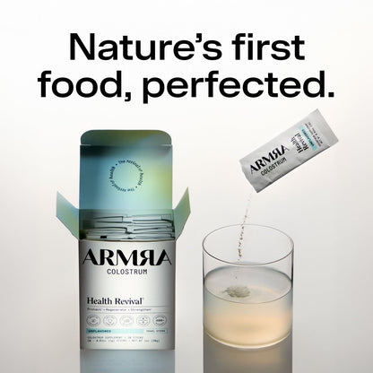 ARMRA Colostrum™ Powder | Blood Orange | Gut Health & Bloating | Skin & Hair | Immunity | Keto, Gluten & Fat-Free | 30 Servings