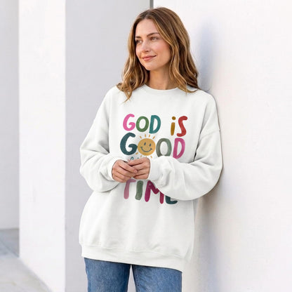 BeWithYou Christian Sweatshirts for Women -God is Good