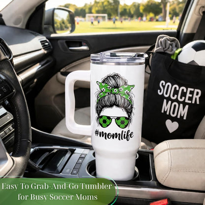 Baseball Mom Gifts - Perfect for Moms from Kids, Friends - Birthday & Christmas - 40oz Tumbler with Handle
