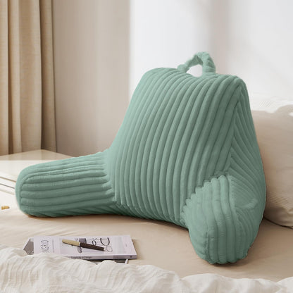 Blissful Diary Reading Pillow, Backrest Pillow with Shredded Memory Foam