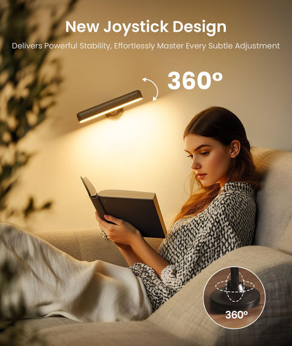 PopoIron Wall Sconce with 7500mAh Rechargeable Battery LED Wall Light for Bedroom with Remote Control, 3 Colors Wireless Wall Lamp 360° Rotation Dimmable Brightness with 15 RGB Colors,Black,1 Pack