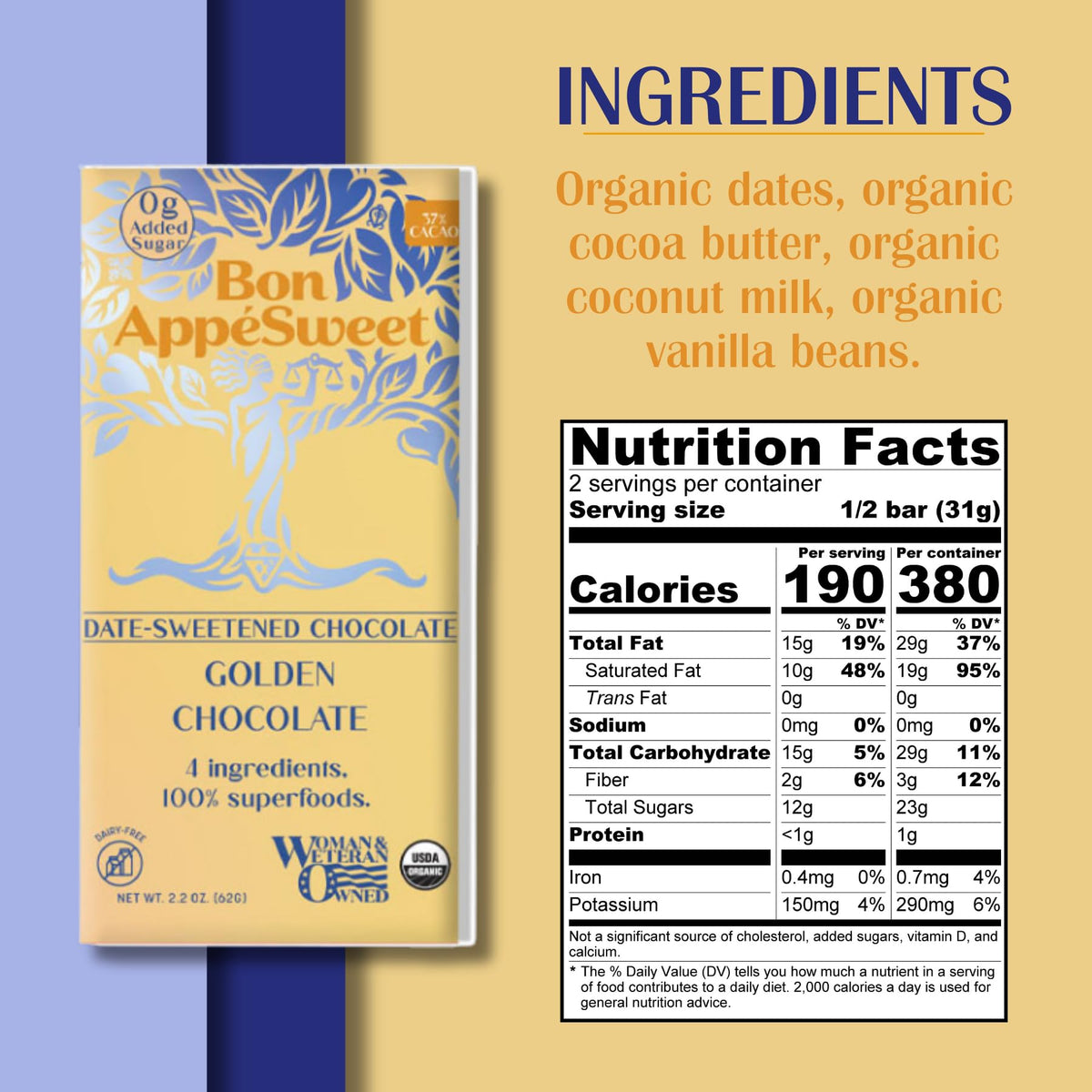 Bon Appesweet Date Sweetened Chocolate Variety