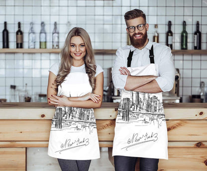 Wondertify Doodle Frames in French Style Apron