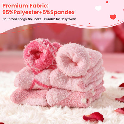 Womens Fluffy Fuzzy Socks,Winter Cozy Soft Warm Socks Gifts for Womens
