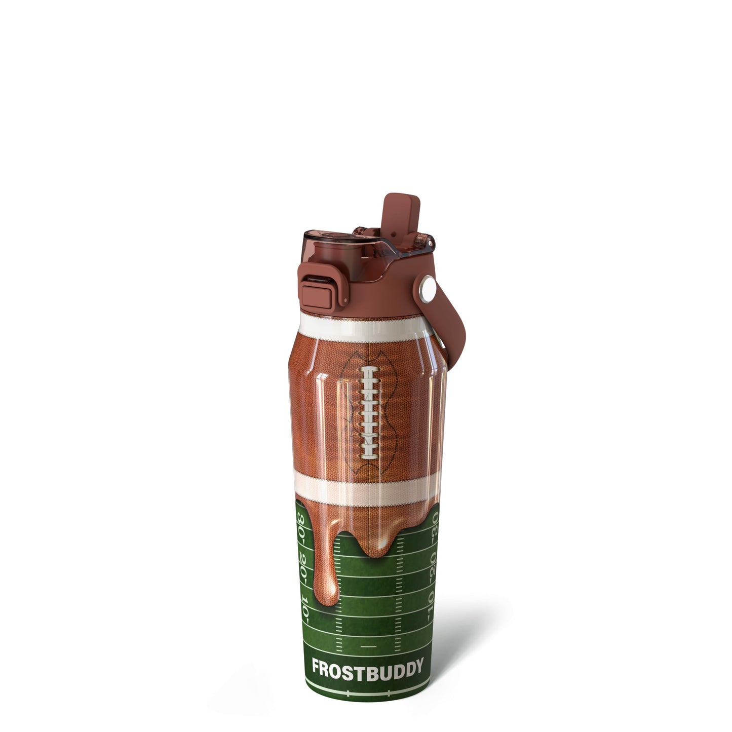 Frost Buddy 24oz Insulated Water Bottle - Straw & Chug Lid - Leak-Proof | Sip-or-chug dual lid | Ice-cold for 24+ hours | Cup-holder friendly