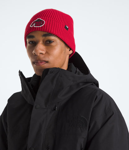 THE NORTH FACE TNF Logo Box Cuffed Beanie | Classic Fit, Rib Knit Winter Hat for Men & Women
