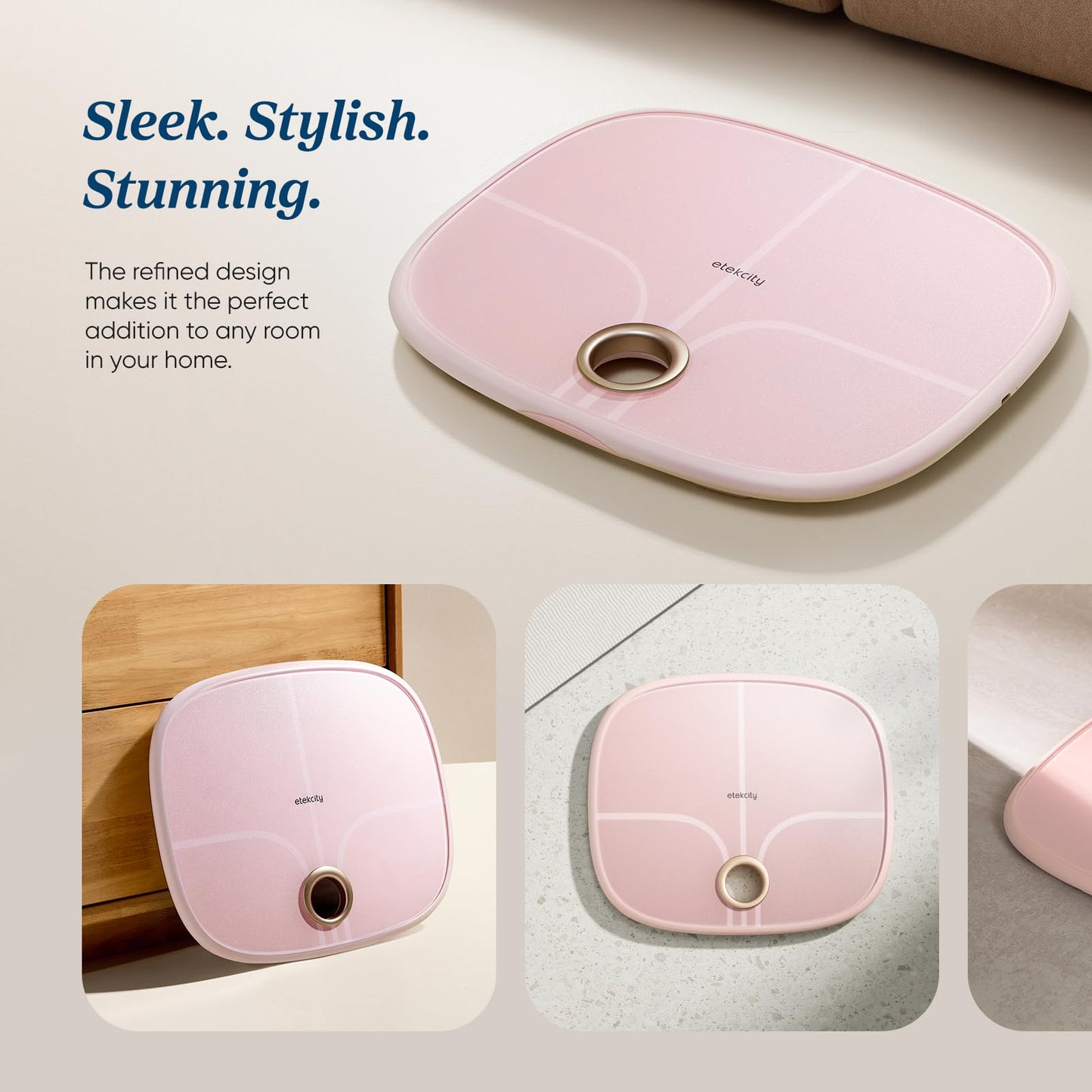 Etekcity Upgraded Smart Scale for Body Weight, FSA&HSA Eligible, Bathroom Digital Scale with BMI, Body Fat, Muscle Mass, 13 Metrics with a Large Display, Support Offline Mode and Apps Connection